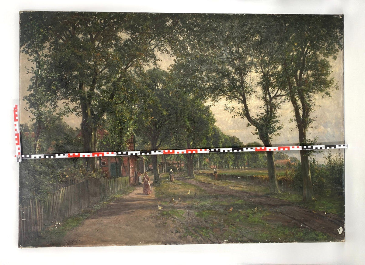 *ÖLGEMÄLDE GUSTAV KOKEN  LEINWAND REALISMUS AKADEMISMUS GENRE XXL