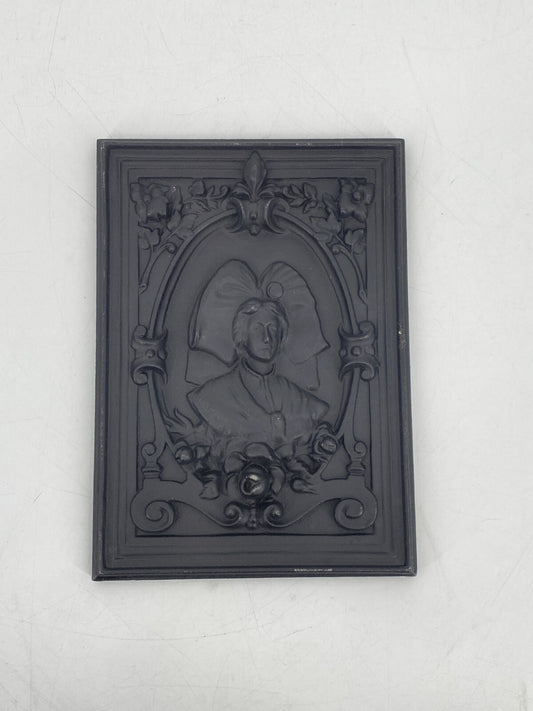 * KAMINPLATTE OFENKACHEL GUßEISEN WANDPLATTE RELIEF DIETRICH NIEDERBRONN VINTAGE