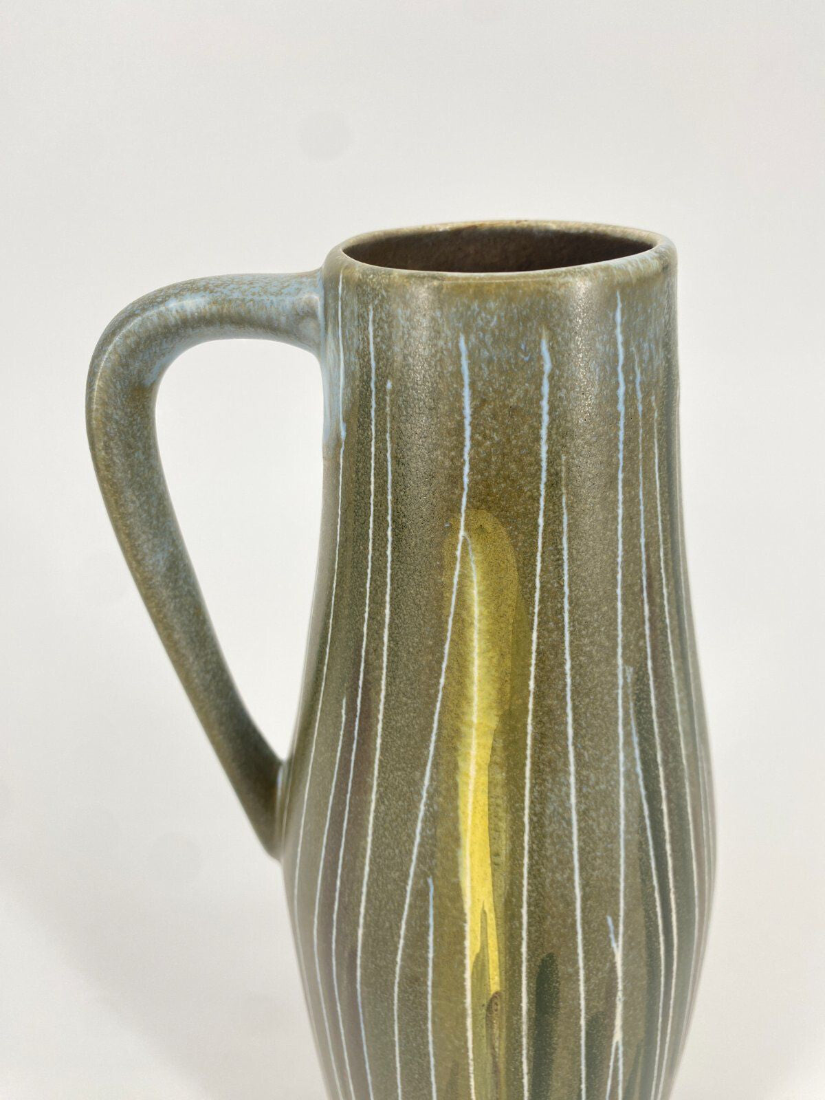 * VASE GROß KERAMIK VEB GEORGENTHAL STUDIOKERAMIK MID CENTURY