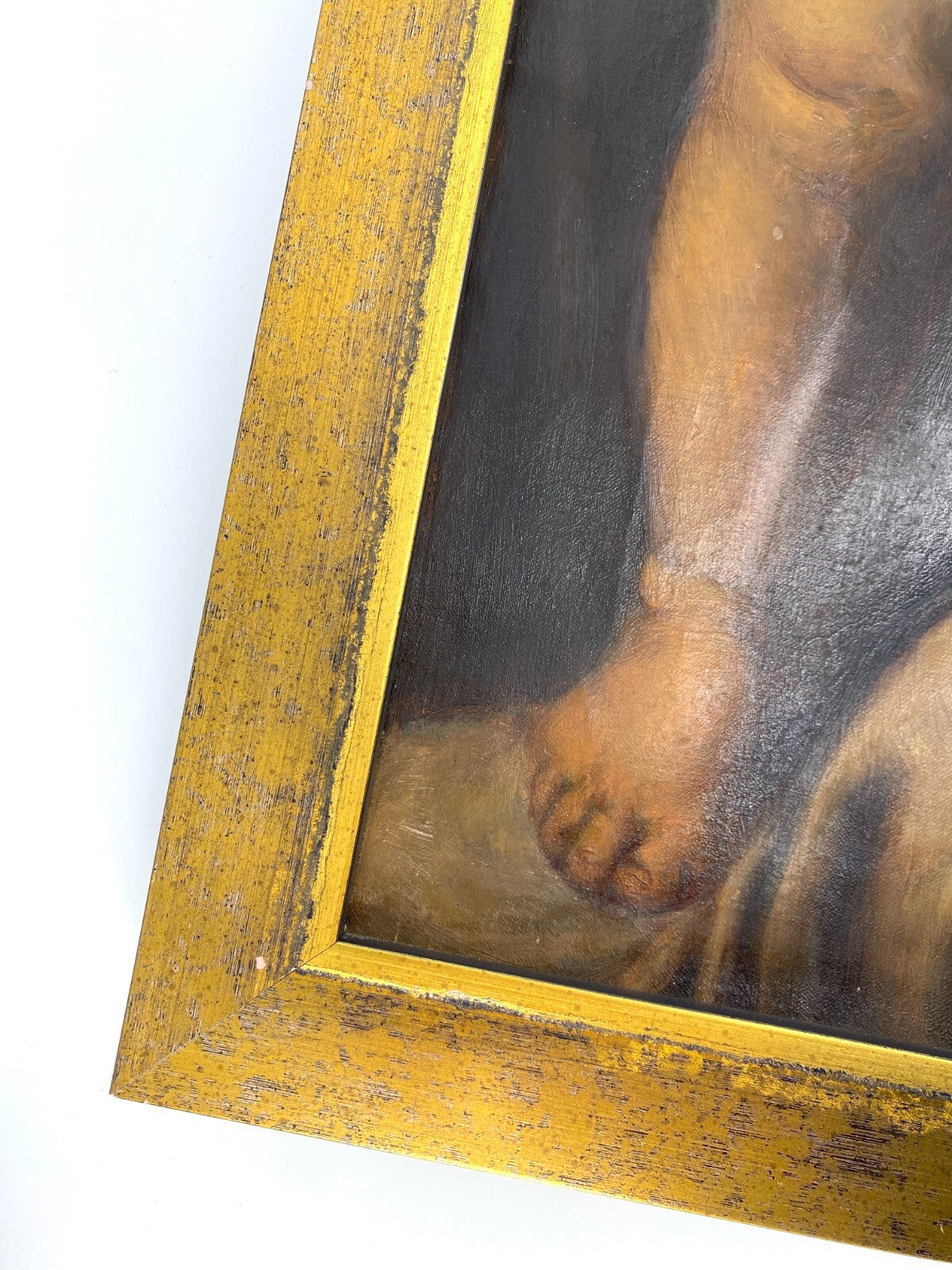 *ÖLGEMÄLDE NACH BERNARDINO LUINI JUNGFRAU KIND JESUS LEINWAND GERAHMT RENAISSANC