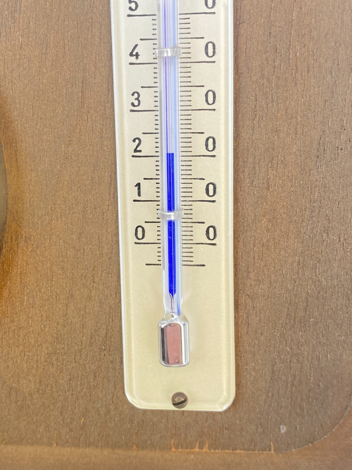 * WETTERSTATION 3827 GISCHARD BAROMETER THERMOMETER HOLZ VINTAGE