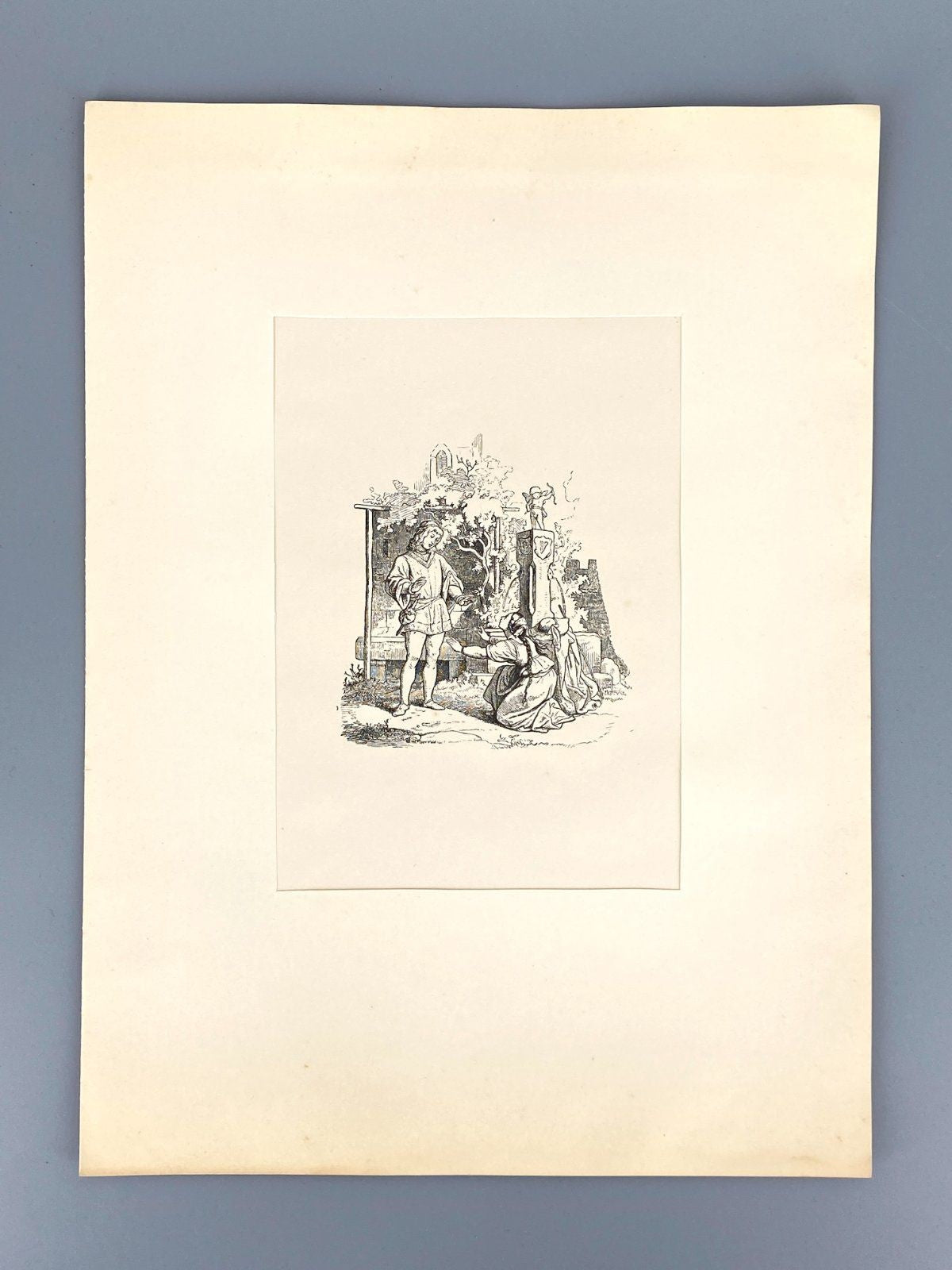*MAPPE LUDWIG RICHTER 100 ZEICHNUNGEN MÜNCHEN 1917 SCHMIDT 61/150