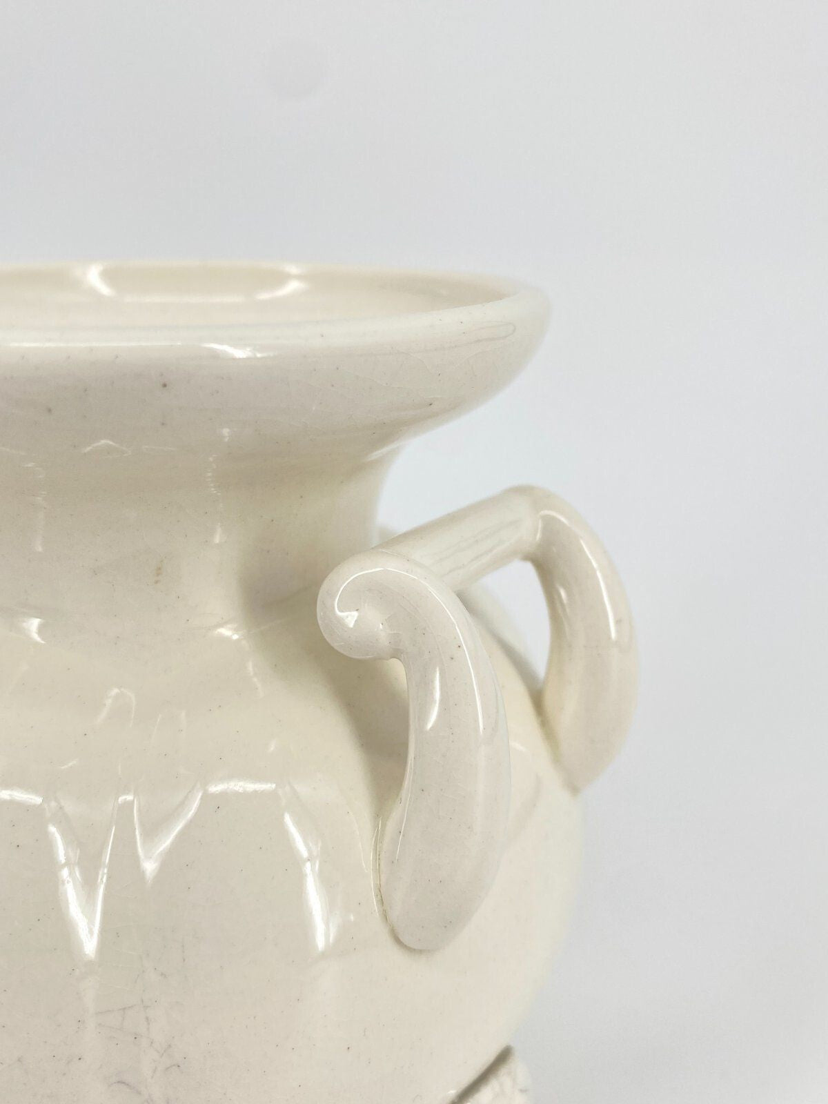* WAECHTERSBACH GERMANY PORZELLAN VASE MIT FÜßEN VINTAGE KRAKEELE