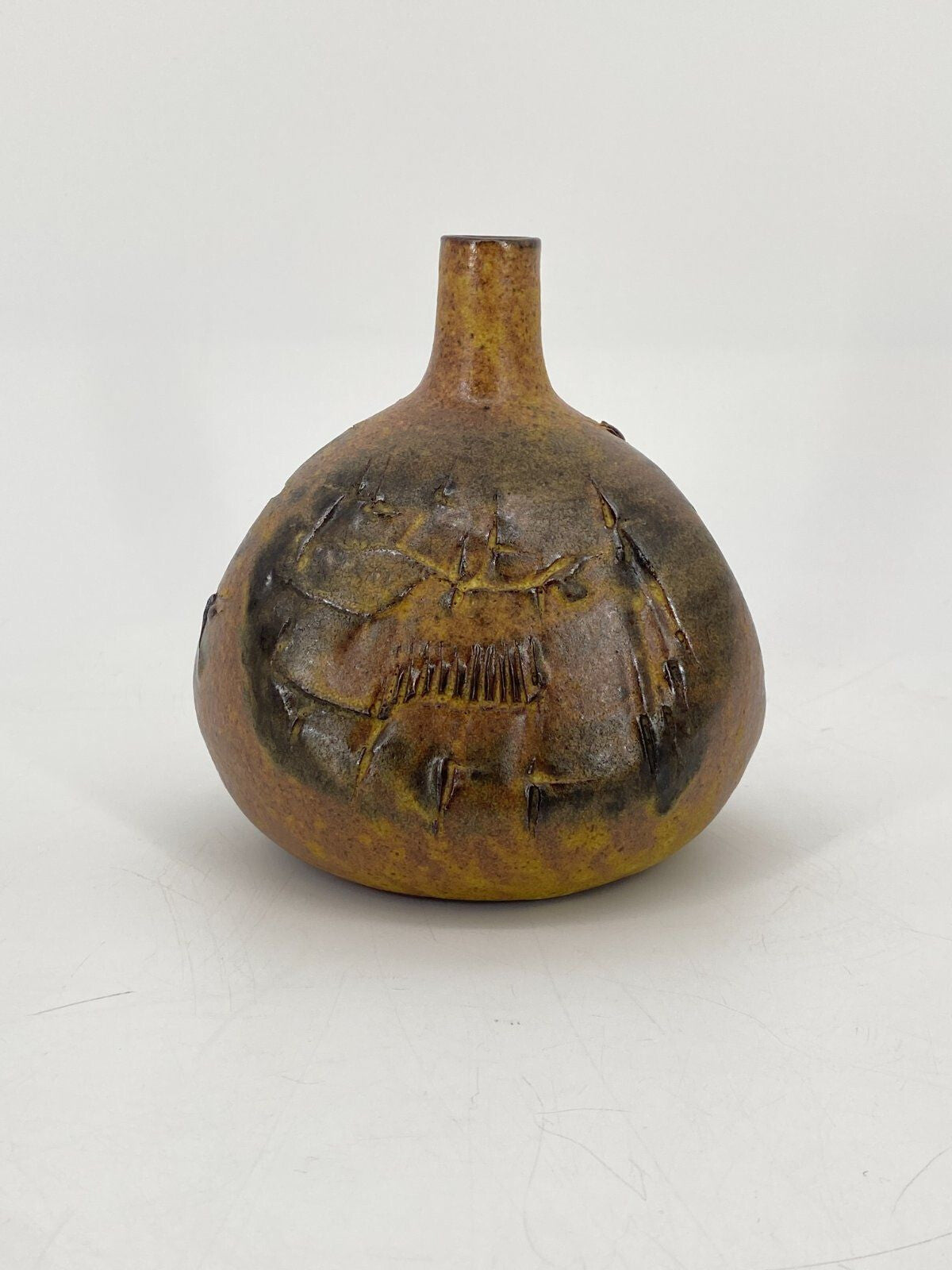 * STUDIOKERAMIK VASE LUISE DUNCKER KÜNSTLERIN 1970 WEST GERMANY