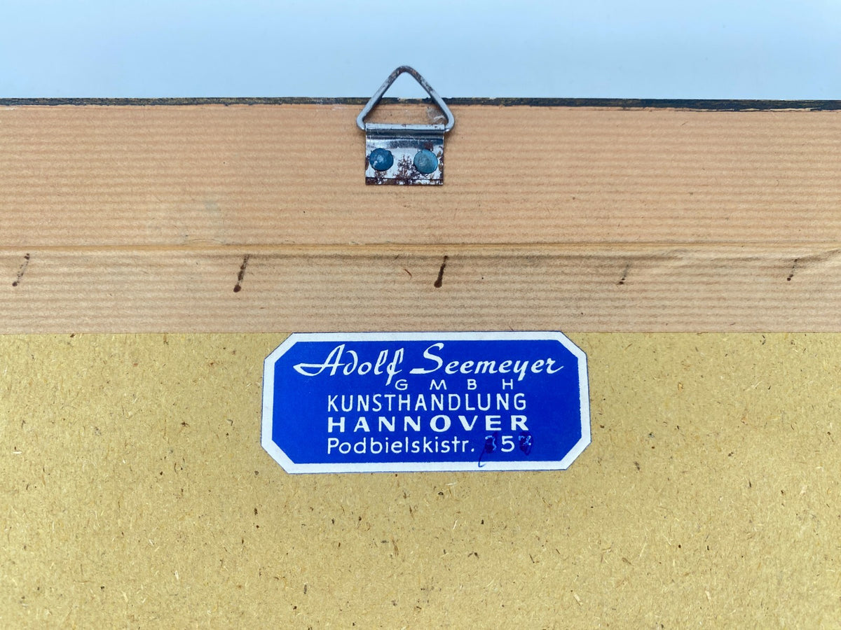 * ÖLGEMÄLDE GEMÄLDE LANDSCHAFT  NIEDERSACHEN WALTER BRÜGGMANN IMPRESSIONISMUS