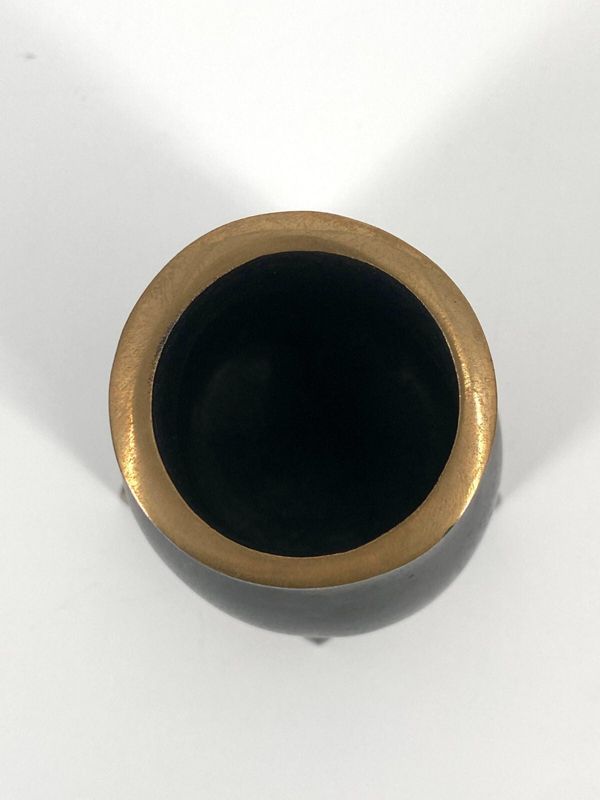 * BG M. BONETTI E. GAROUSTE BLOME BRONZE VASE KUNSTOBJEKT