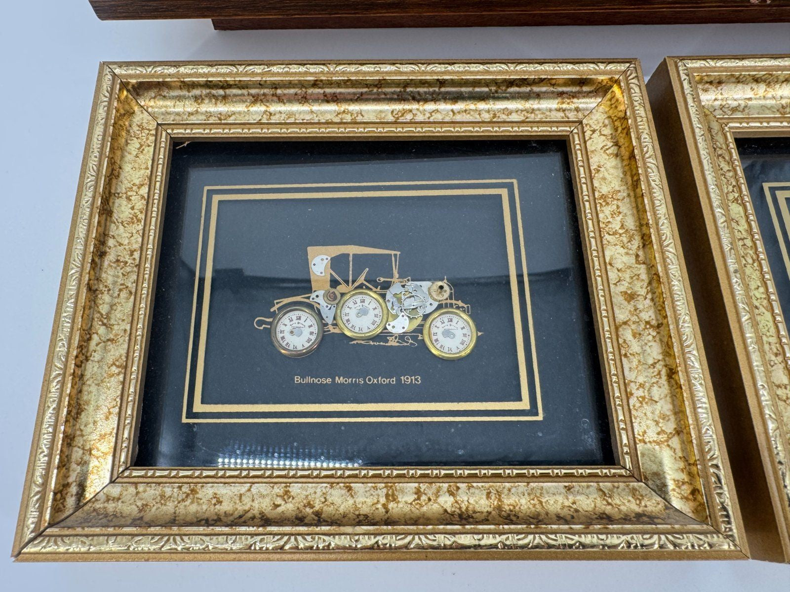 KEN BROADBENT MINIATUR COLLAGEN MERCEDES BUICK BULLNOSE HANDARBEI