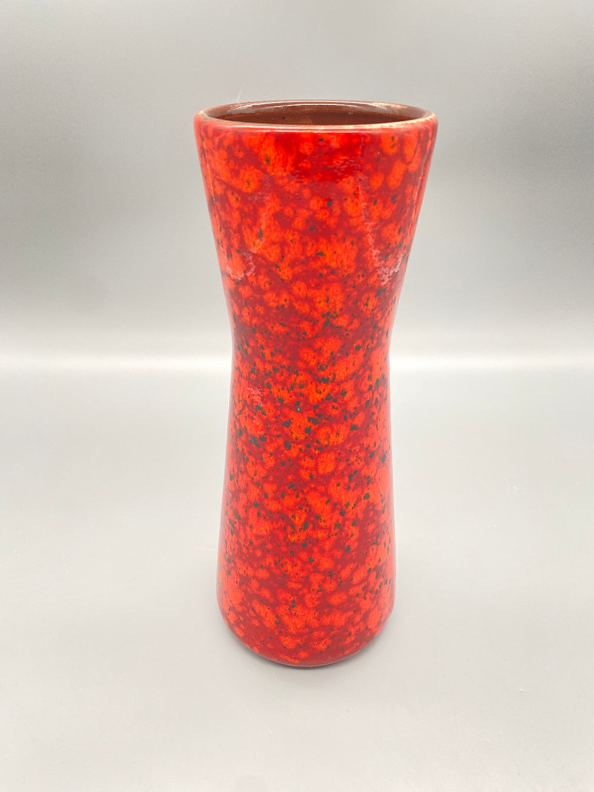 FAT LAVA SCHEURICH 206 27 VASE BLUMENVASE KERAMIK 1970ER JAHRE WEST GERMANY