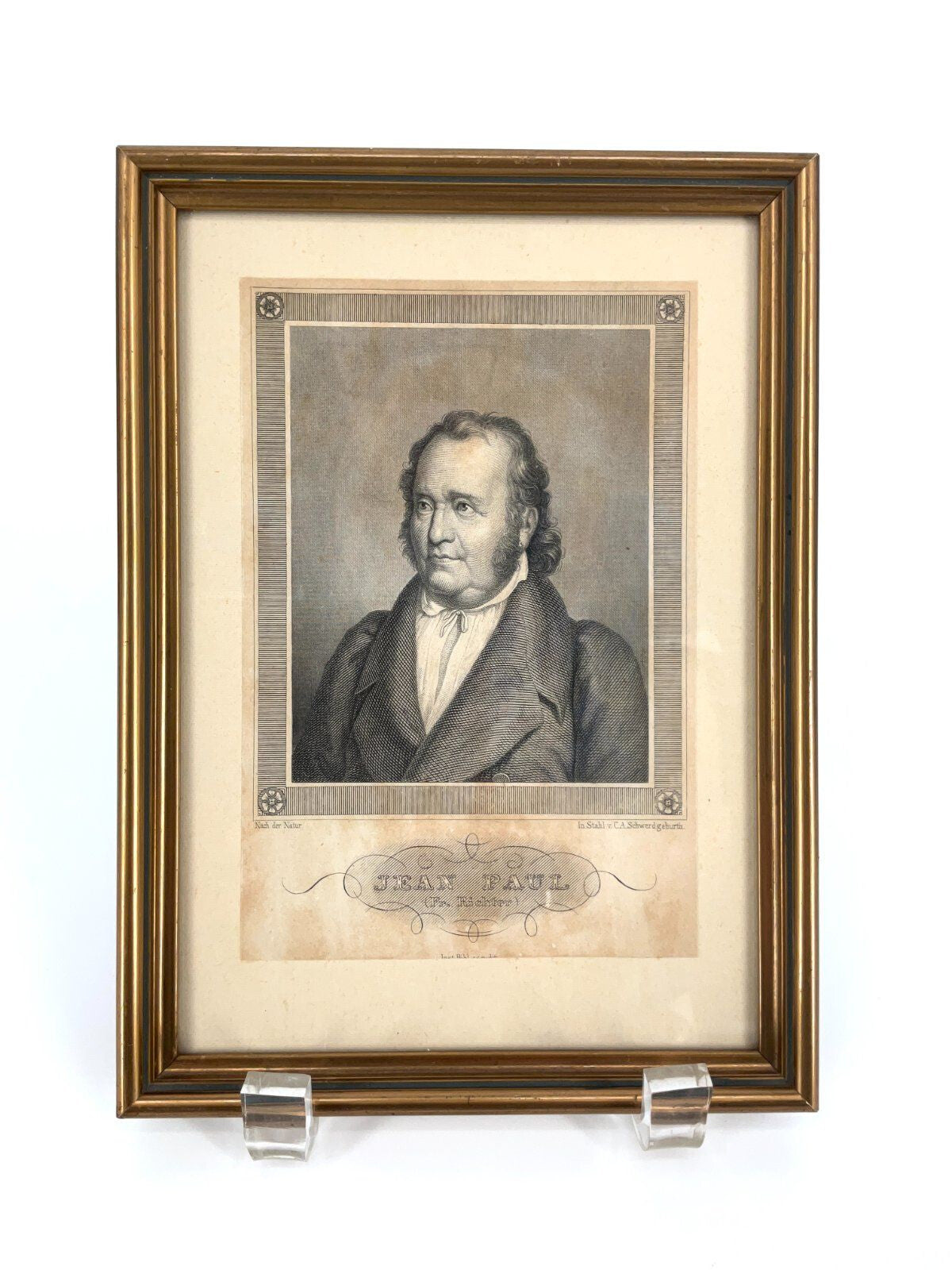 *5x RADIERUNG JEAN PAUL FRIEDRICH RICHTER GERAHMT ANTIK 19.JH