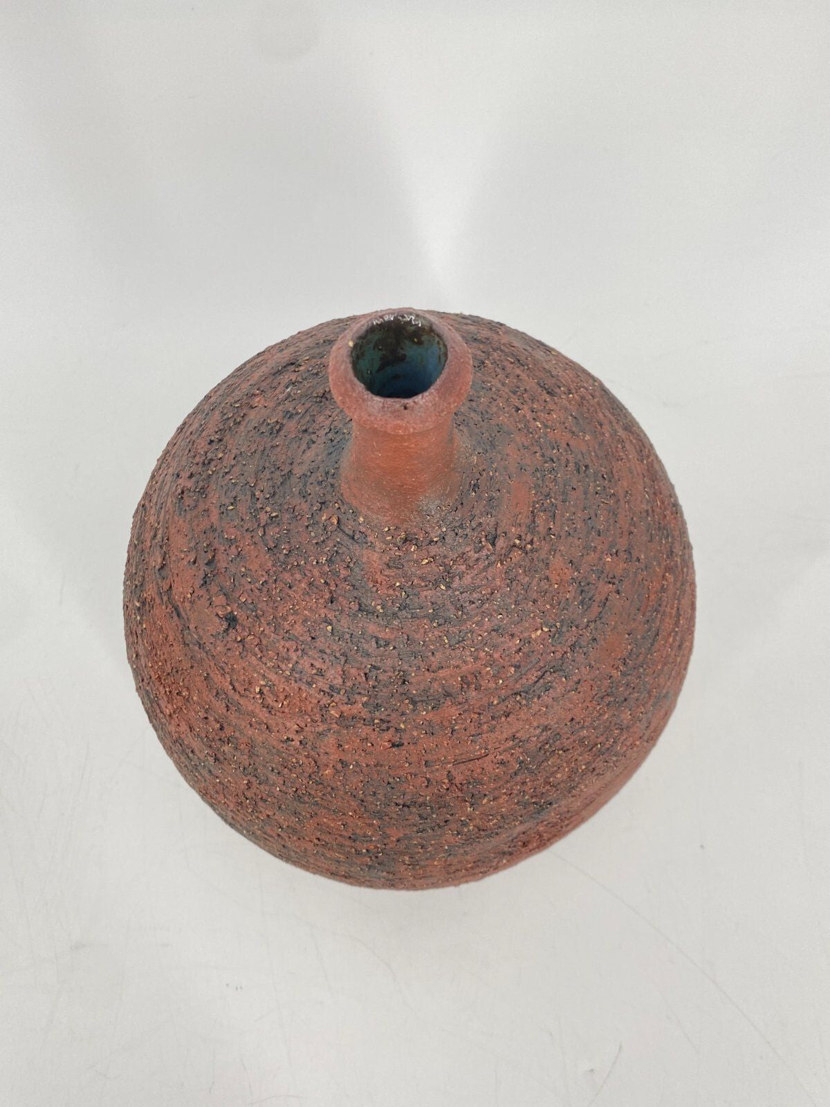 * VASE STUDIOKERAMIK KUGELVASE KUGEL GERHARD LIEBENTHRON KUNST GL