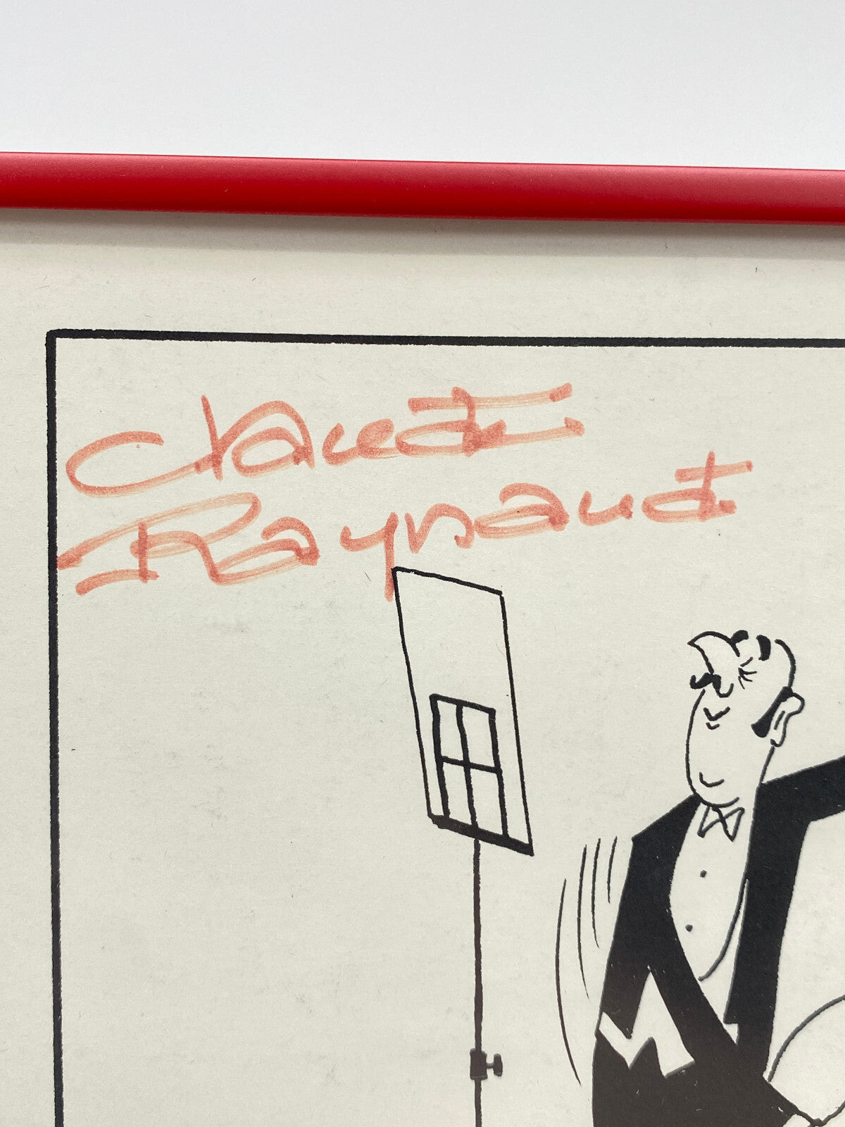 * CLAUDE RAYNAUD KARIKATUR DRUCK KUNSTDRUCK SIGNIERT MUSIK SZENE