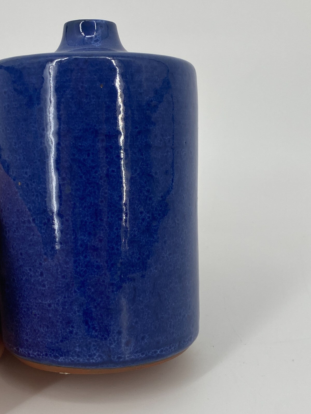 * KLEINE VASE STUDIOKERAMIK TR TÖPFERHOF RÖMHILD BLAU 12,5CM MID CENTURY