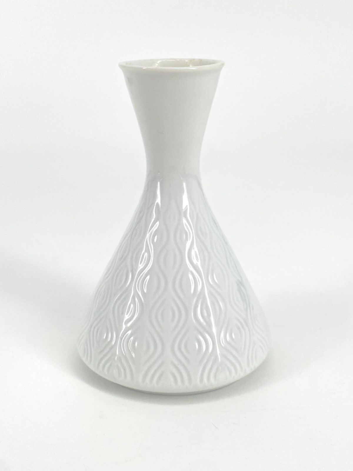 * VASE FÜRSTENBERG PORZELLAN 60ER DEKOR DESIGN BLUMENVASE MID CENTURY