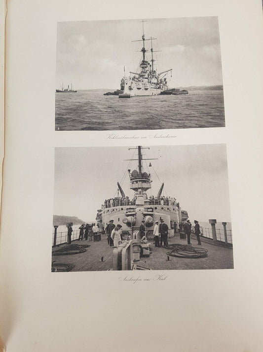 ERINNERUNG SPANIENREISE LINIENSCHIFF HANNOVER 1924 BUCH MILITARIA