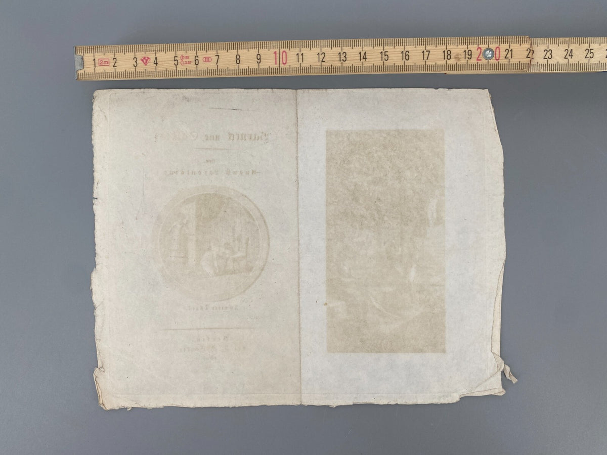 *KUPFERSTICH RADIERUNG WILHELM JURY FRONTISPIZ TITELBLATT LAFONTAINE BERLIN 1805