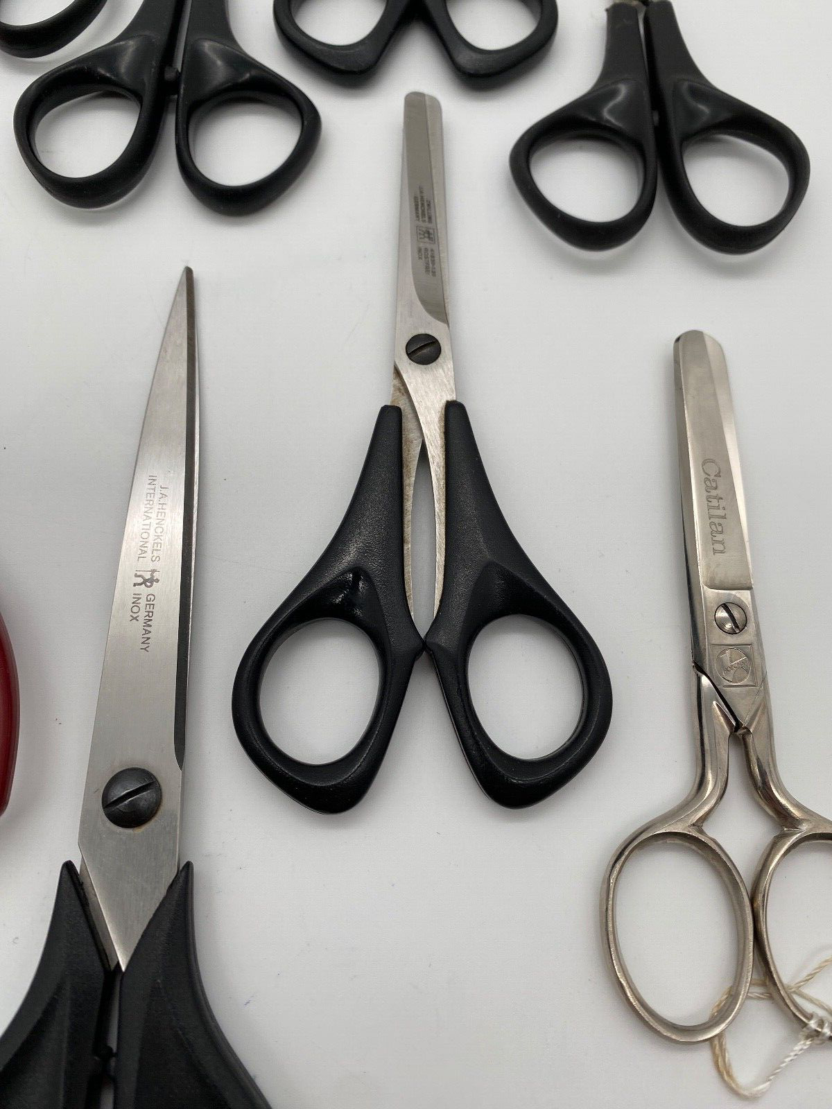 KONVOLUT 18 SCHEREN  WEDO KAICUT FINNY FISKARS ESSELTE ZWILLING DAHLE HENCKELS