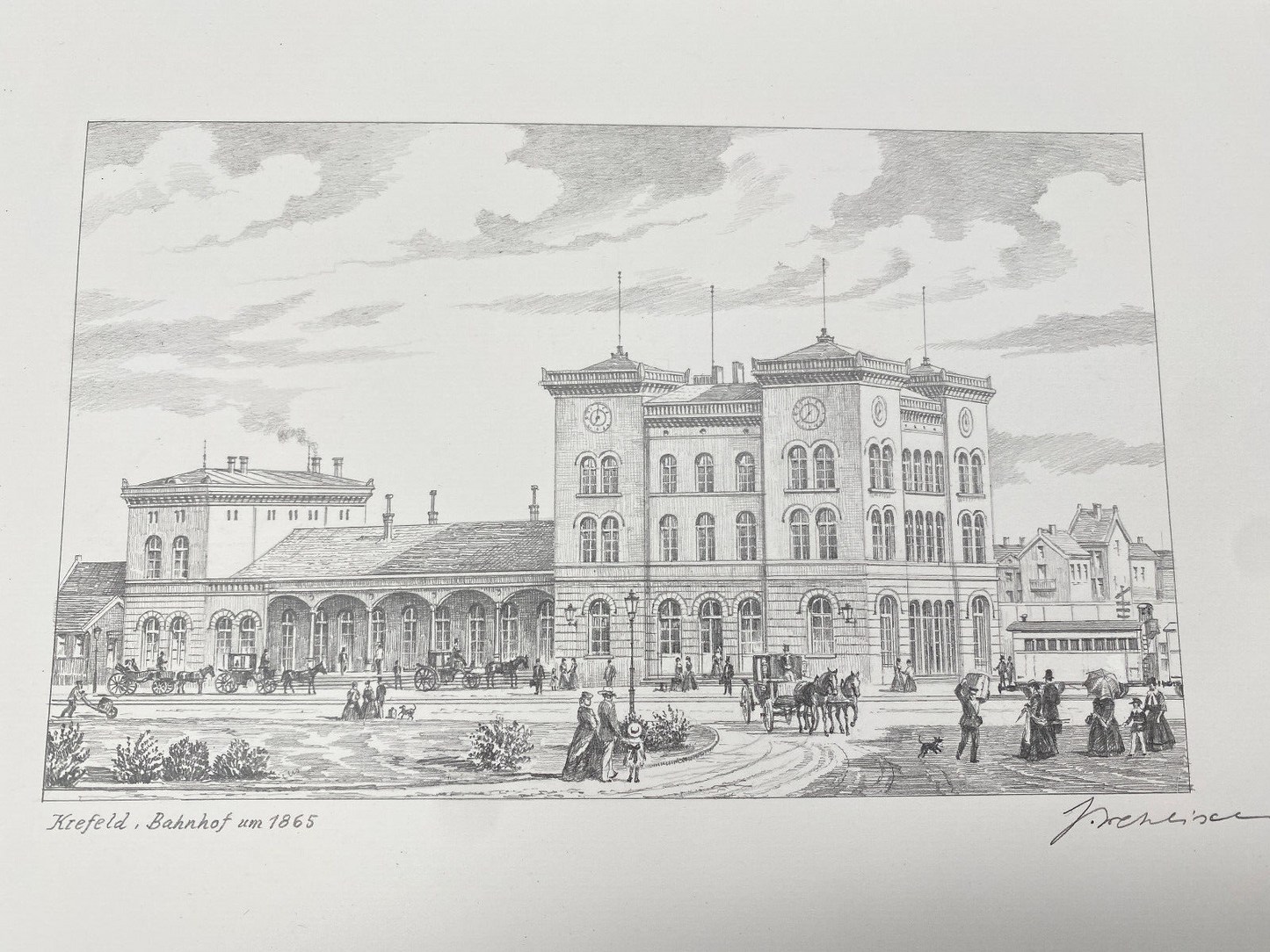 HEINZ WEHLISCH KÜNSTLER ZEICHNUNGEN RADIERUNGEN KREFELD ANSICHTEN 1900 JHR.