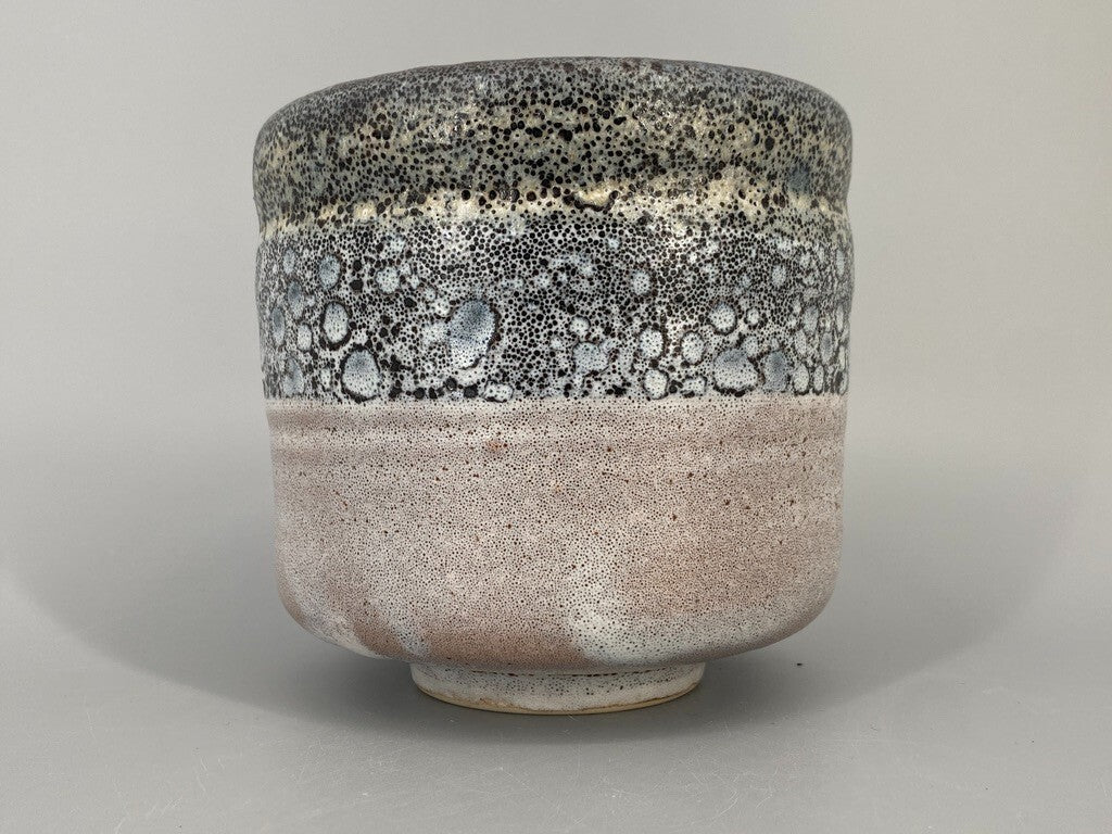 * VASE ÜBERTOPF STUDIOKERAMIK LAVA KERAMIK SIGNIERT H MID CENTURY DESIGN