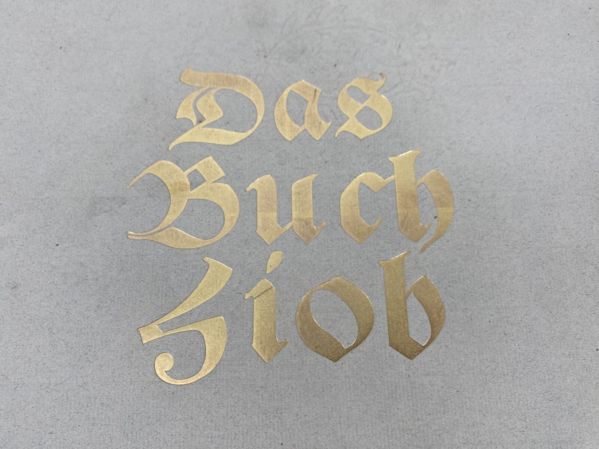 * DAS BUCH HIOB ORIGINAL LITHOGRAPHIEN WILLI JAECKEL 1917 NUMMERIERT 167