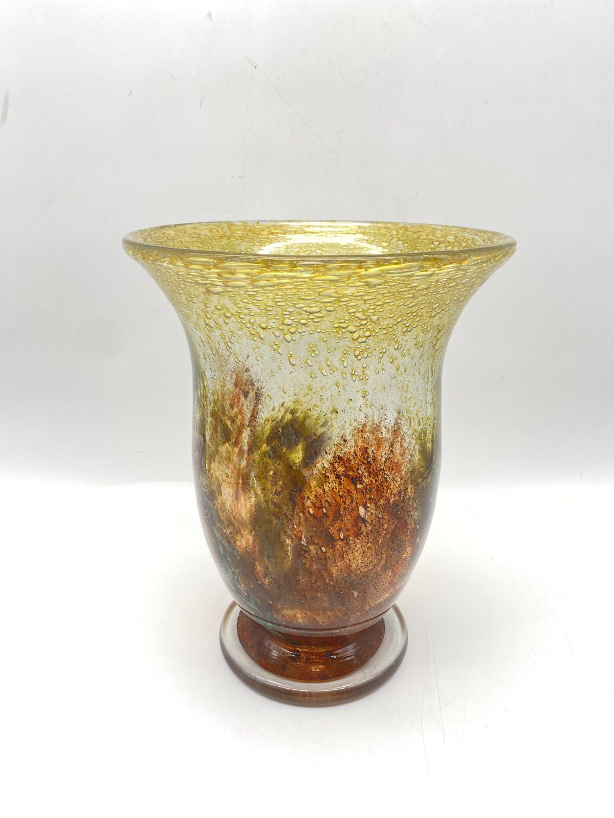 KARL WIEDMANN WMF IKORA GLAS SCHALE VASE ART DECO 30ER VINTAGE