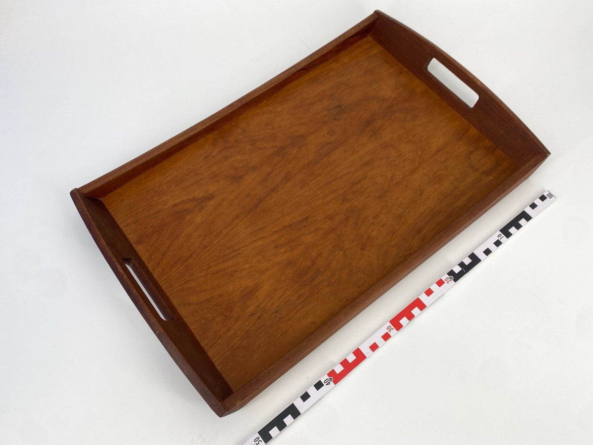 * MID CENTURY DESIGN TEAK TABLETT TRAGETABLETT SERVIER