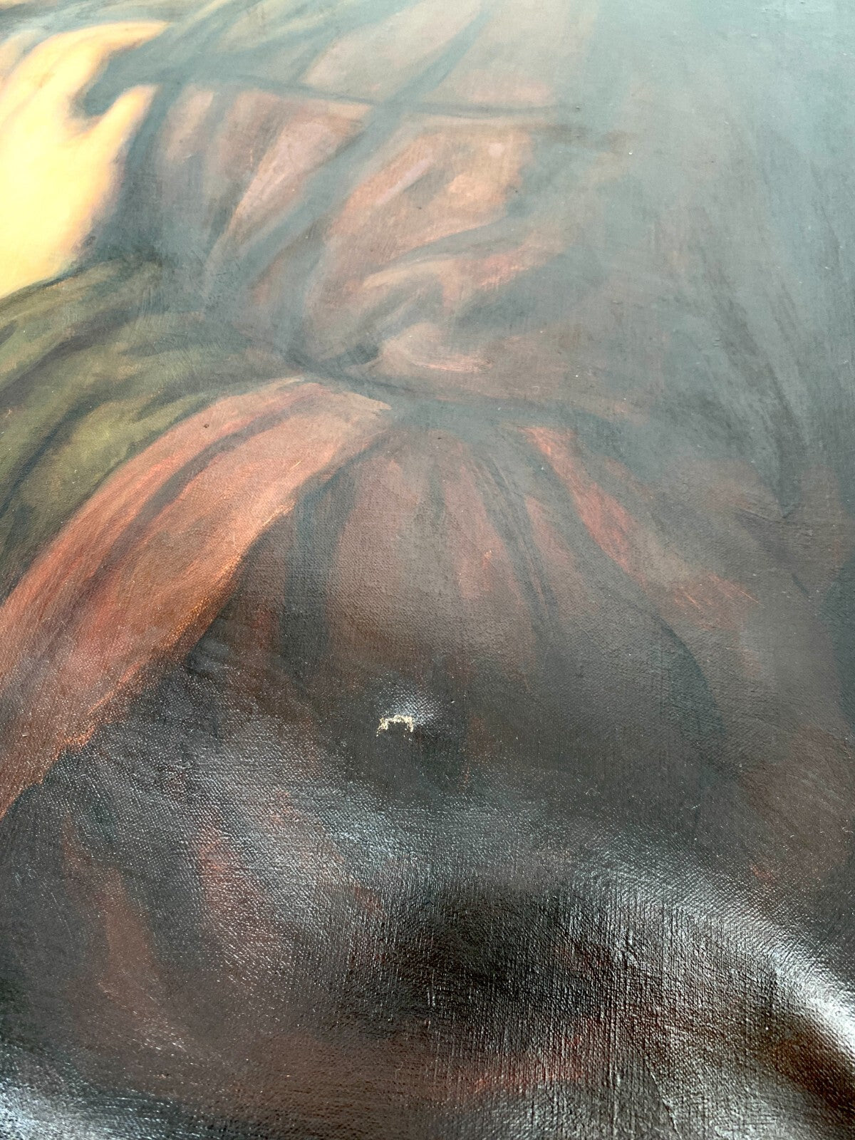 *ÖLGEMÄLDE NACH BERNARDINO LUINI JUNGFRAU KIND JESUS LEINWAND GERAHMT RENAISSANC