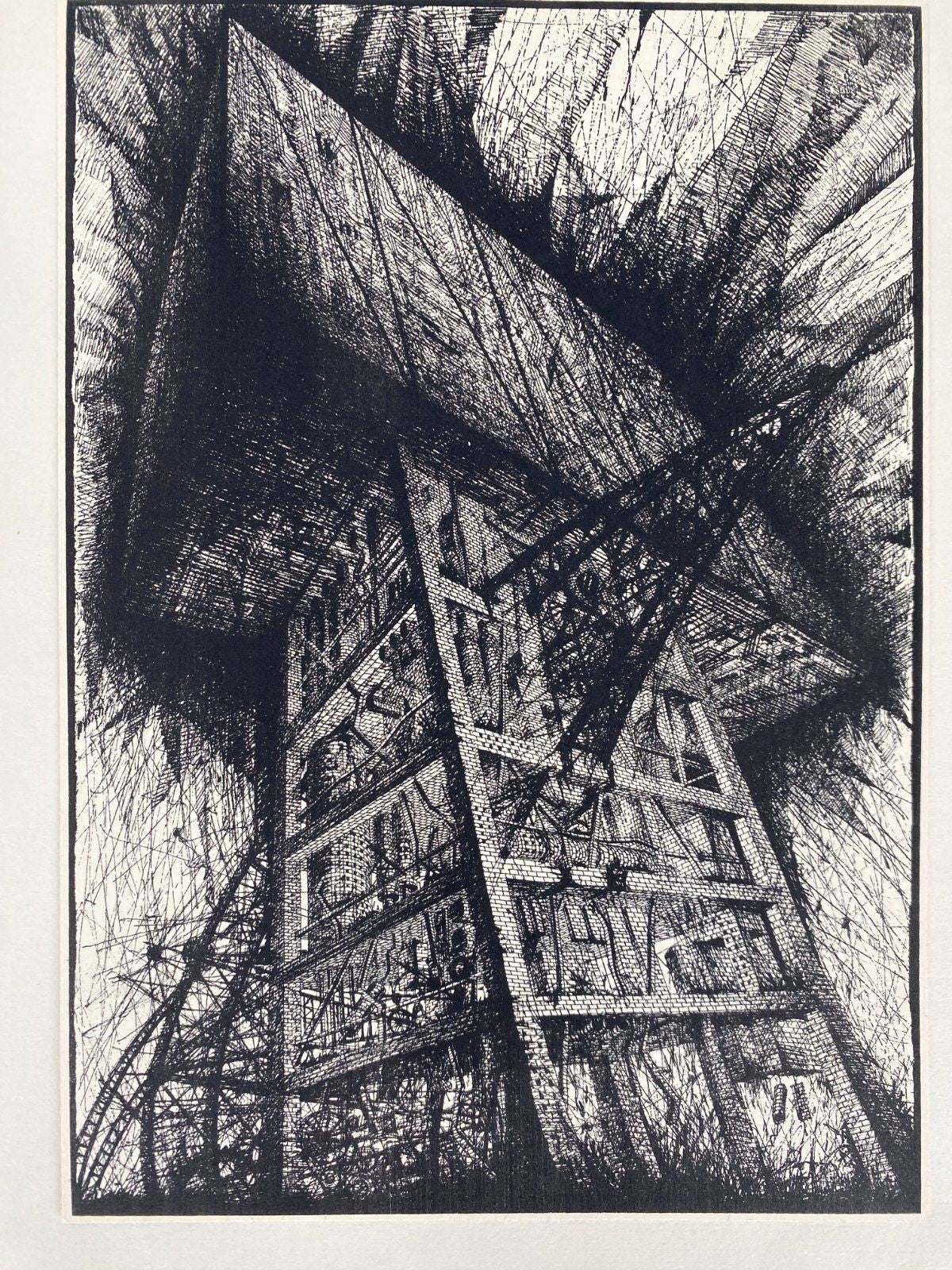 * RADIERUNG DITTBERNER MONUMENT GRAFIK KUNST ARS PHANTASTICA