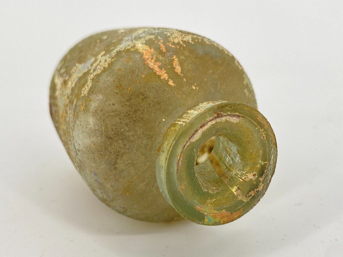 * RÖMISCHE GLASFLASCHE VASE ANTIKE HISTORISCH ROM GLAS ÖL PARFUM