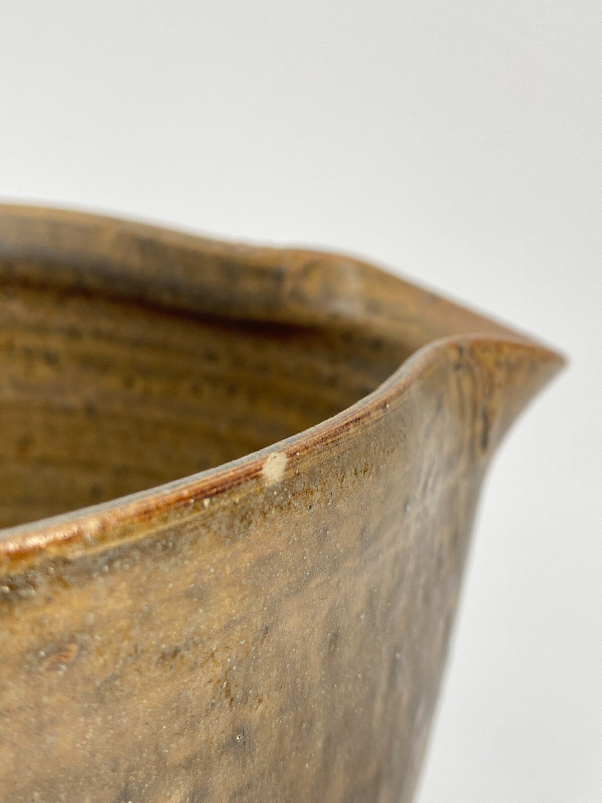 * KRUG VASE HENKEL STUDIOKERAMIK MATHIES SCHWARZE SIGNIERT KERAMIK MID CENTURY
