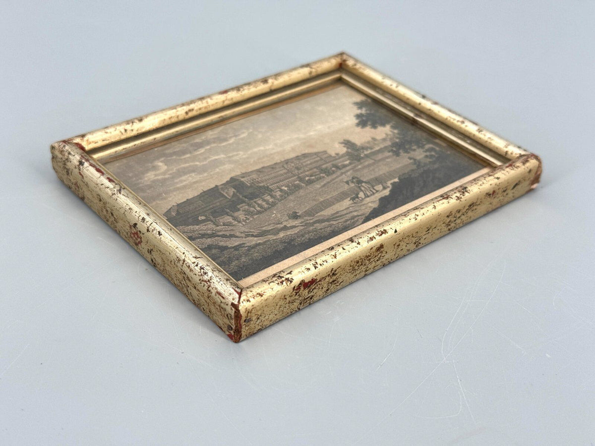 *DRUCKGRAFIK AQUATINTA BERLIN CHARITÉ 1800 ANTIK GERAHMT CALAU