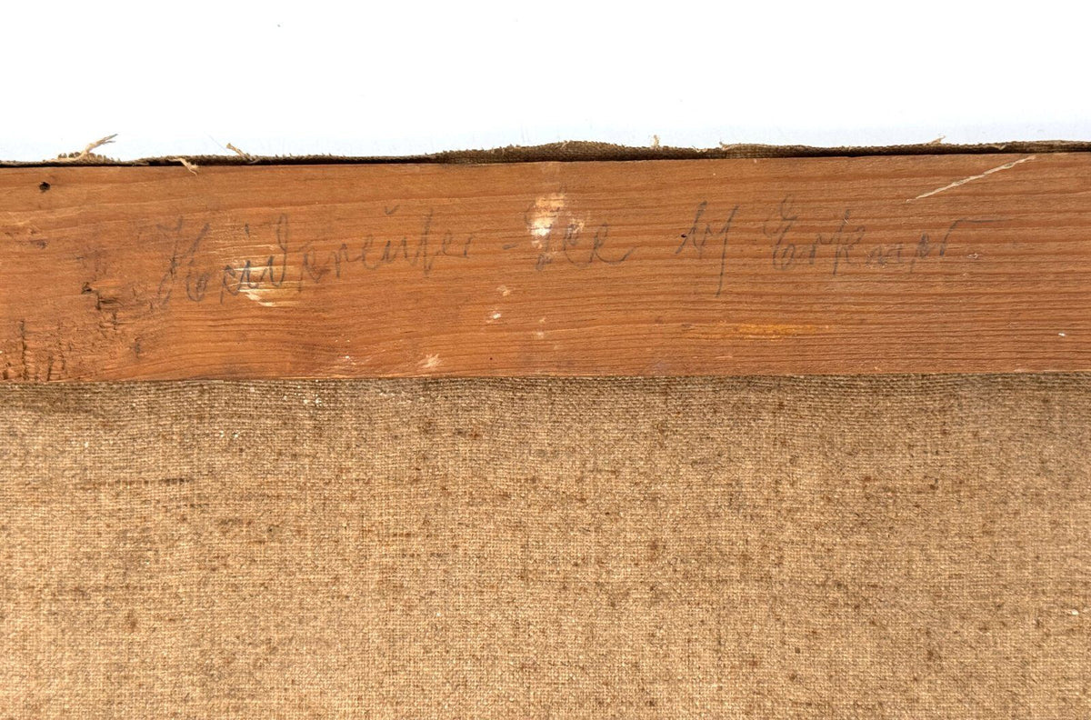 *ÖLGEMÄLDE WILLY STELZER HEIDERUTERSEE BEI ERKNER BRANDENBURG