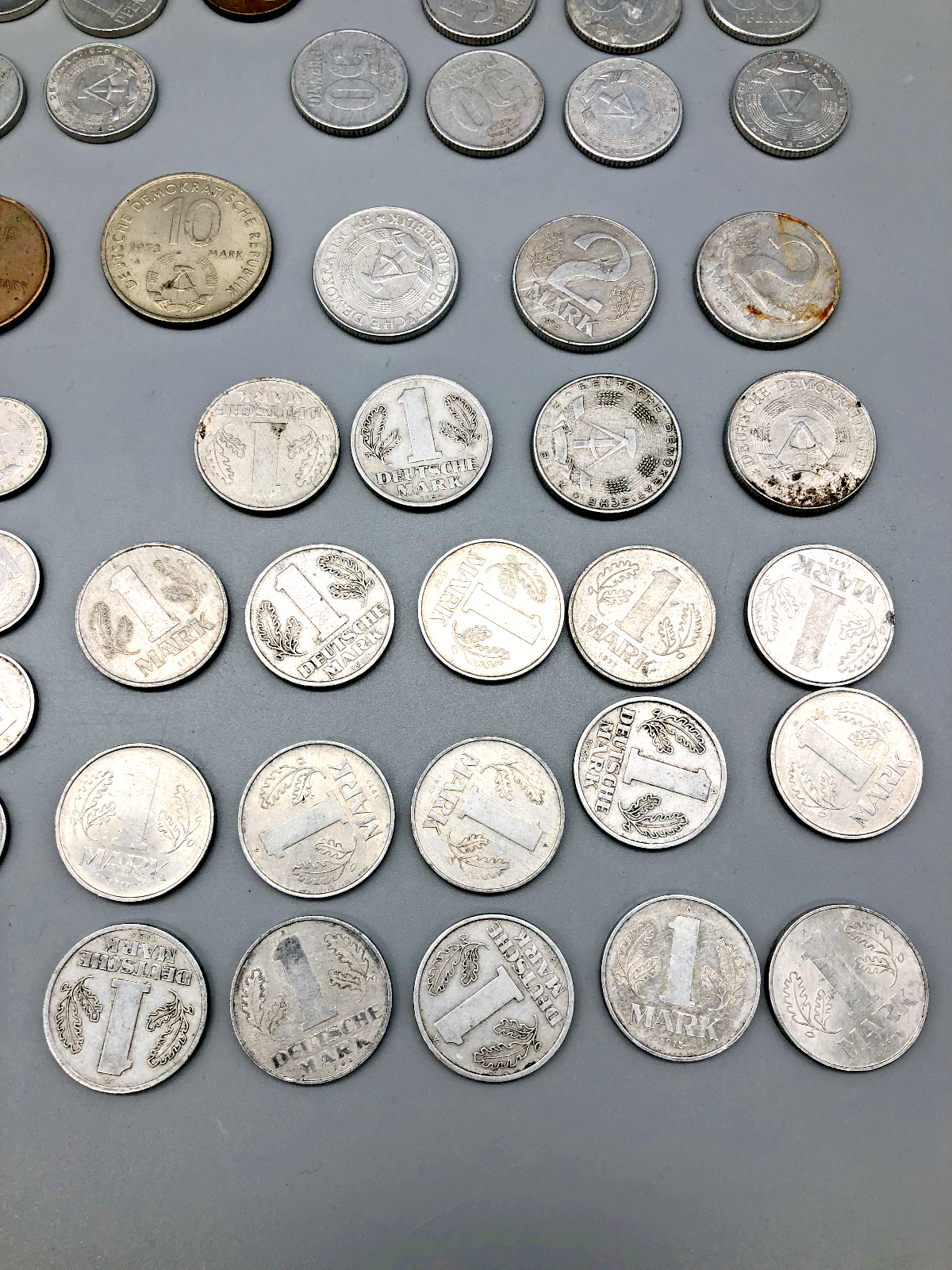 DDR MARK PFENNIGE MÜNZEN OSTMARK SAMMLUNG KONVOLUT GELD ALT SELTEN 1950