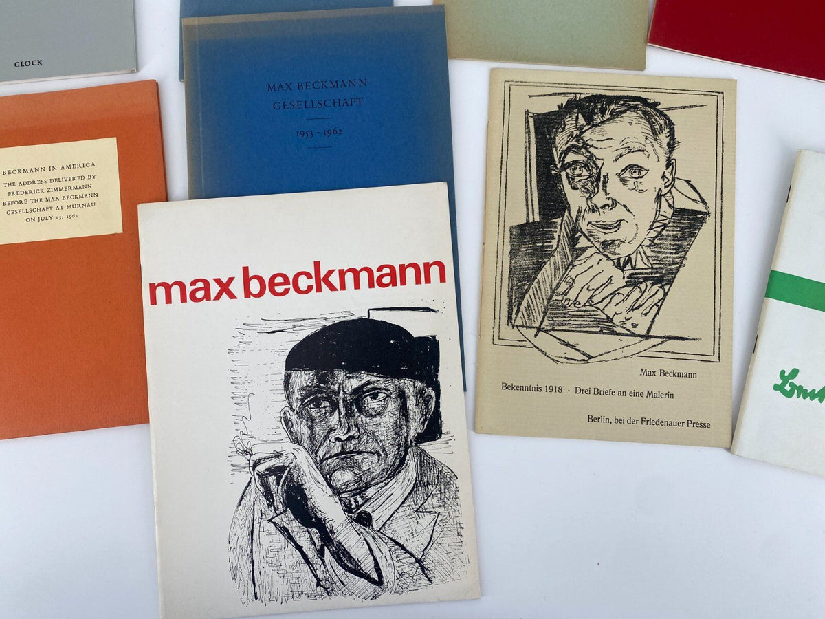 *KONVOLUT 18x BUCH MAX BECKMANN MALER KÜNSTLER #38-55