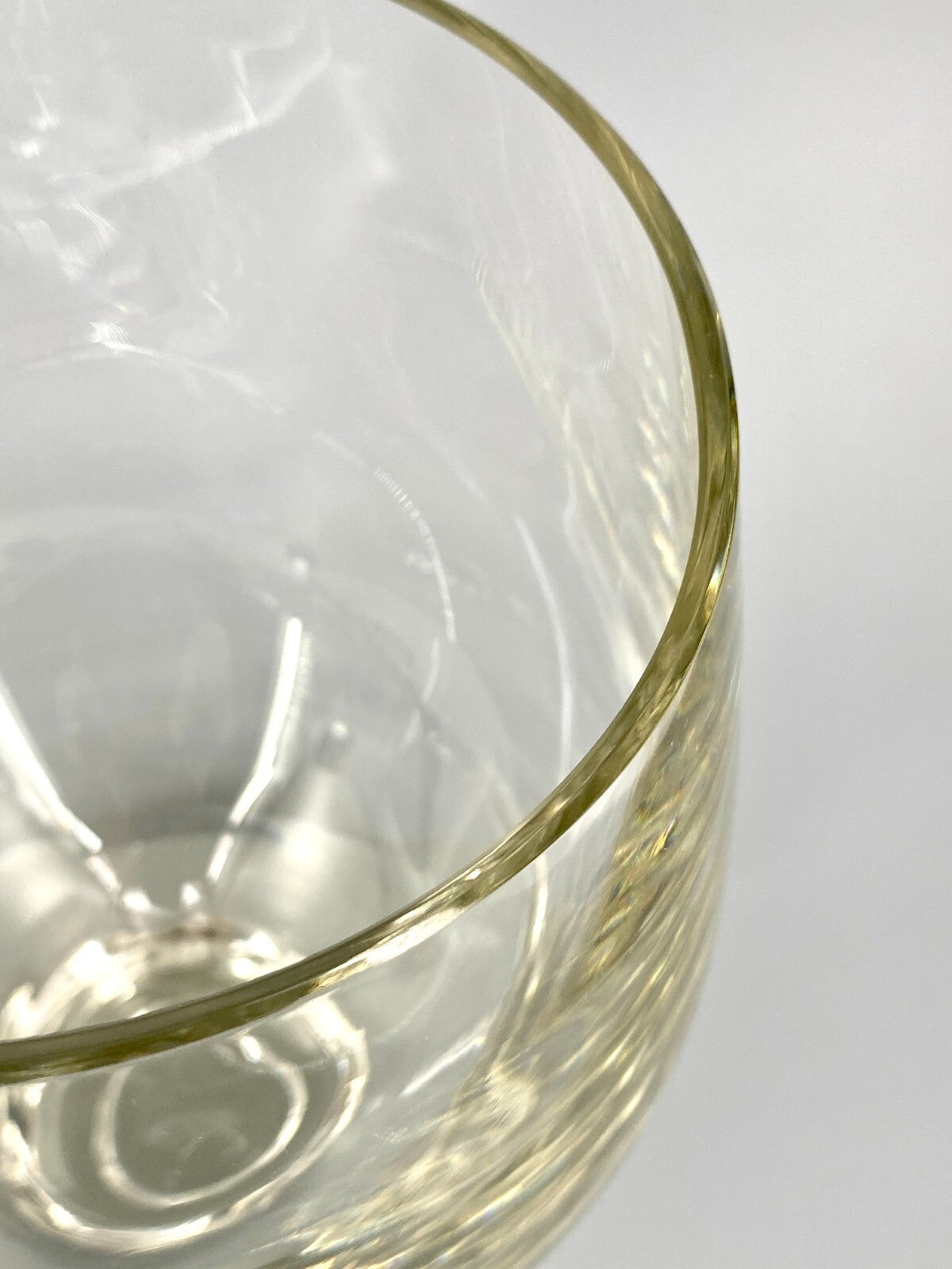 * GLAS VASE MUNDGEBLASEN DEKORATION GLASVASE VINTAGE