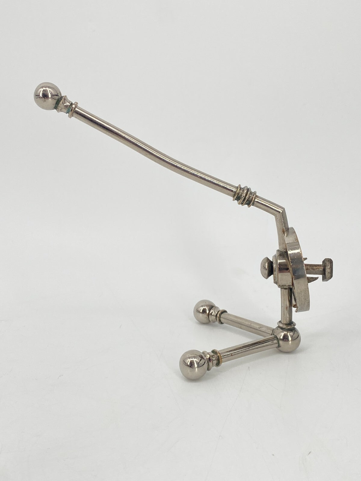 * 2 x KLEIDERHAKEN GARDEROBENHAKEN WANDHAKEN HAKEN SILBER ART DECO