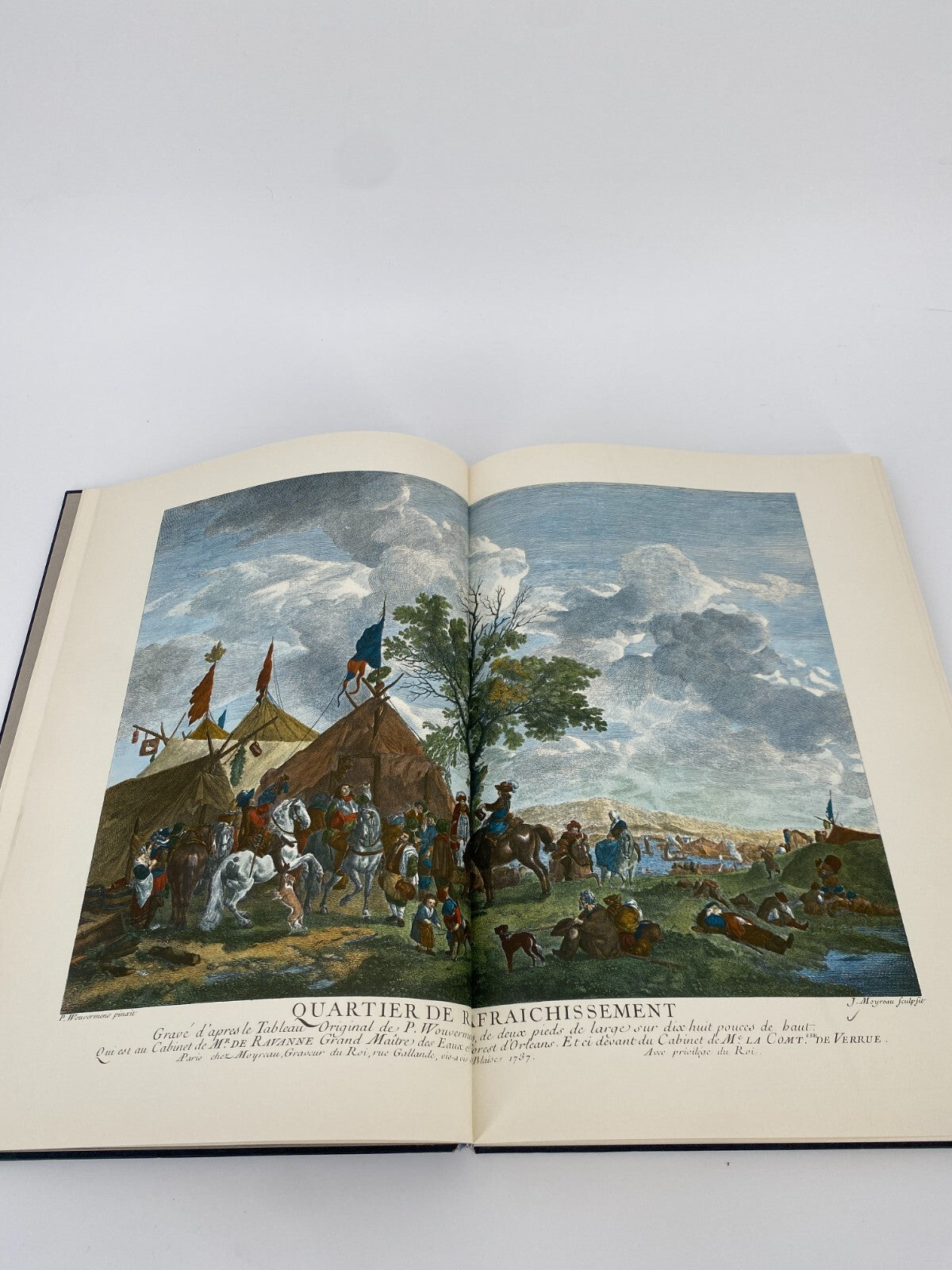 * Oeuvres de Ph. Wouvermens Hollandois J. Moyreau Buch Radierungen
