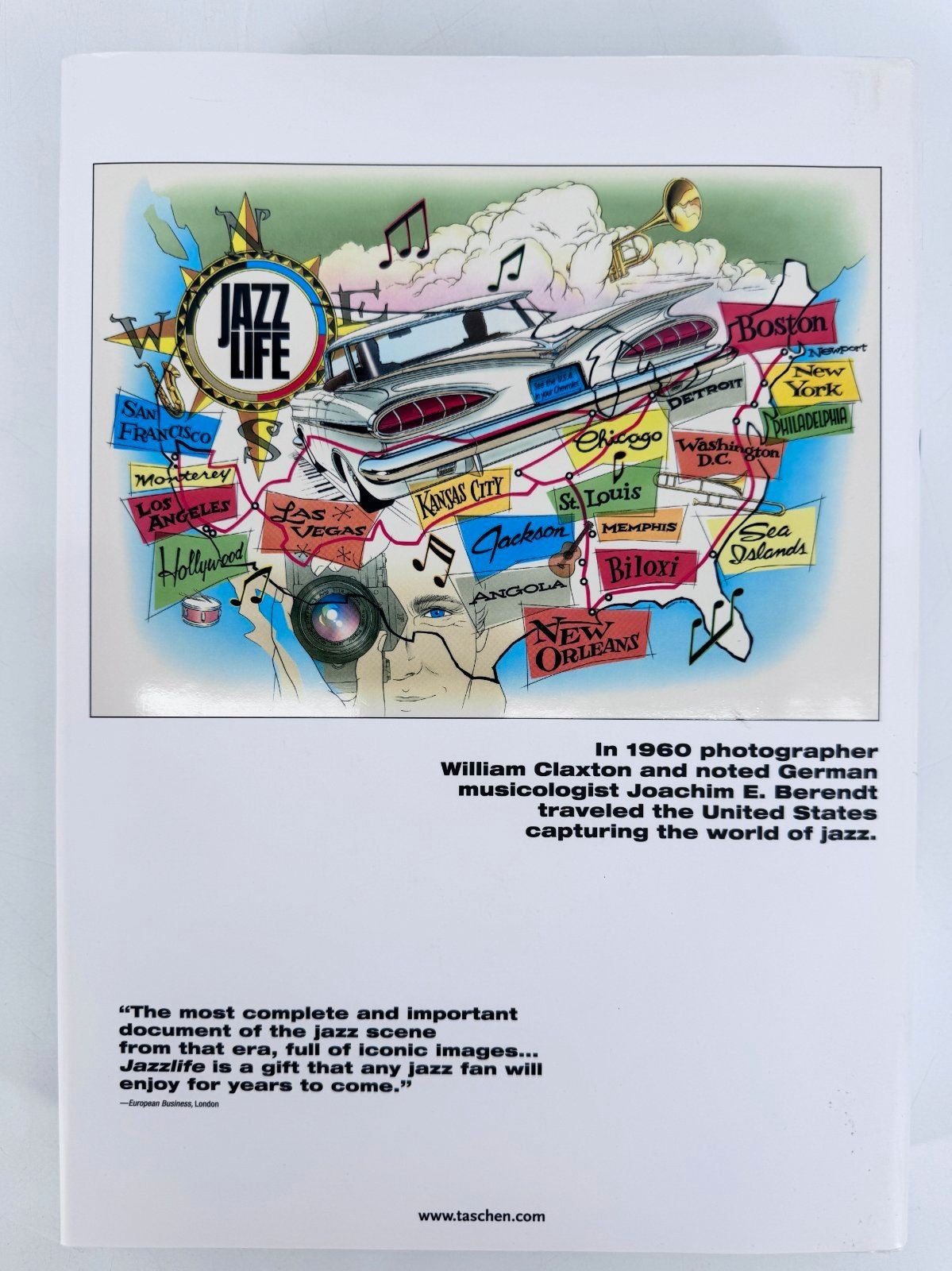 WILLIAM CLAXTON CLAXOGRAPHY JAZZ LIFE TASCHEN BUCH FOTOBUCH