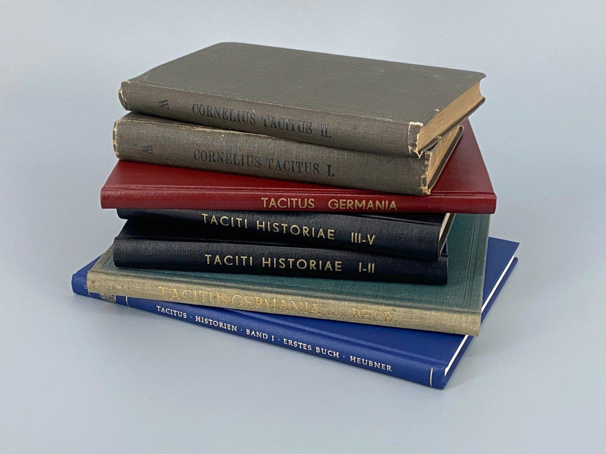 *7x BUCH TACITUS TACITI HISTORIEN GERMANIA ALTERTUMSWISSENSCHAFT