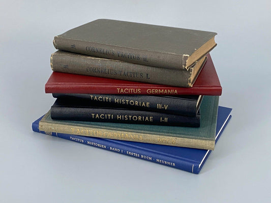 *7x BUCH TACITUS TACITI HISTORIEN GERMANIA ALTERTUMSWISSENSCHAFT