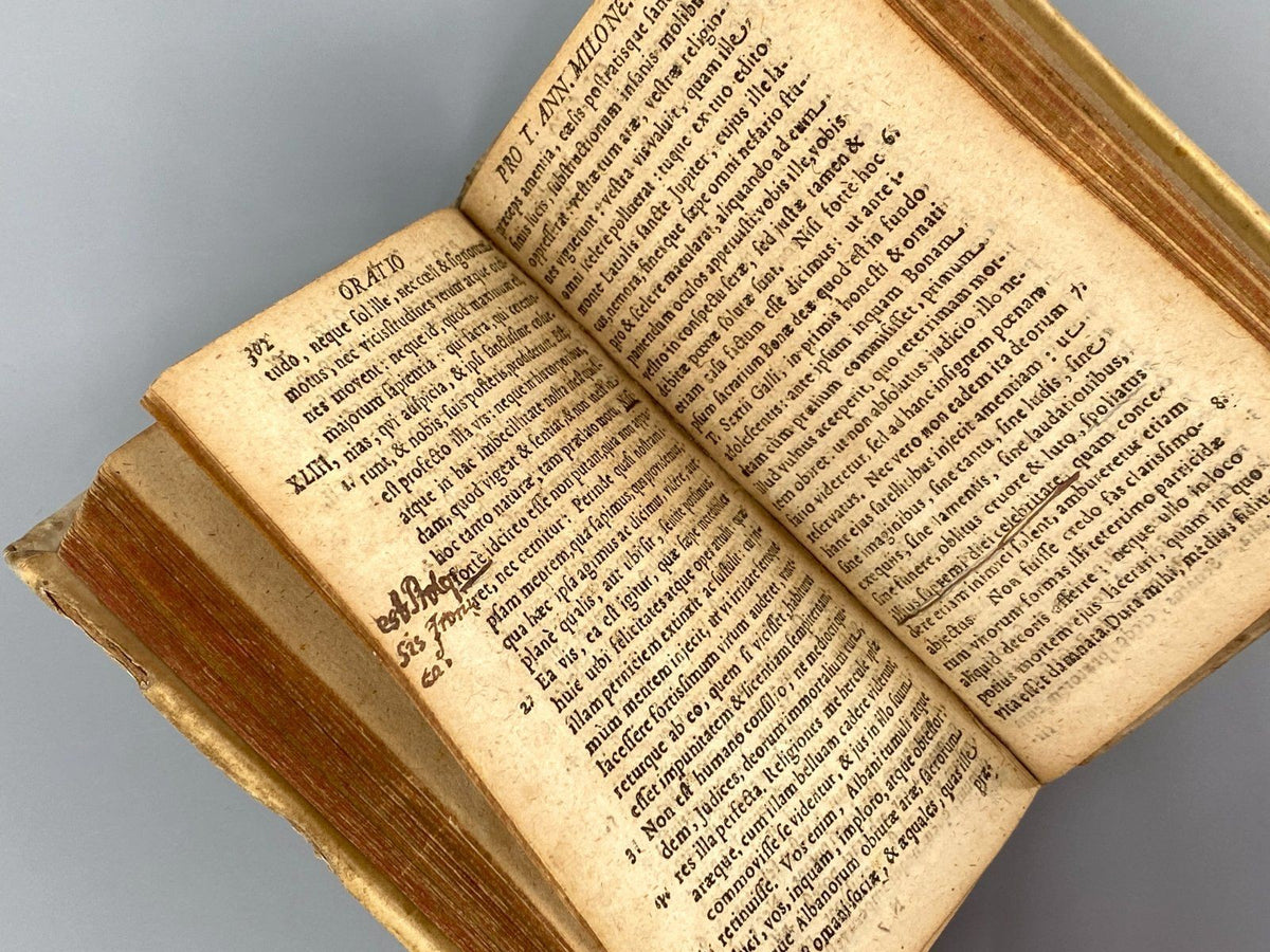 *BUCH CICERO CICERONIS ORATIONES ALIQUOT SELECTAE 1695 LEIPZIG