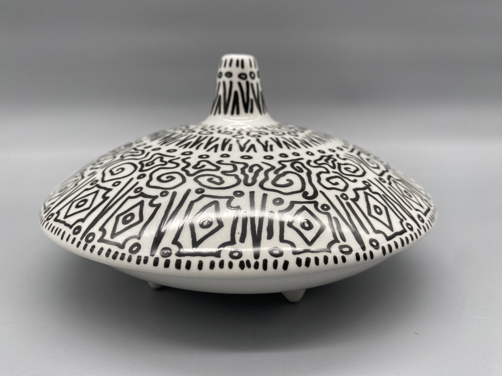 ALESSANDRO MENDINI KERAMIK VASE RÄUCHERSTÄBCHEN DECKELDOSE STARS 1994 KÜNSTLER