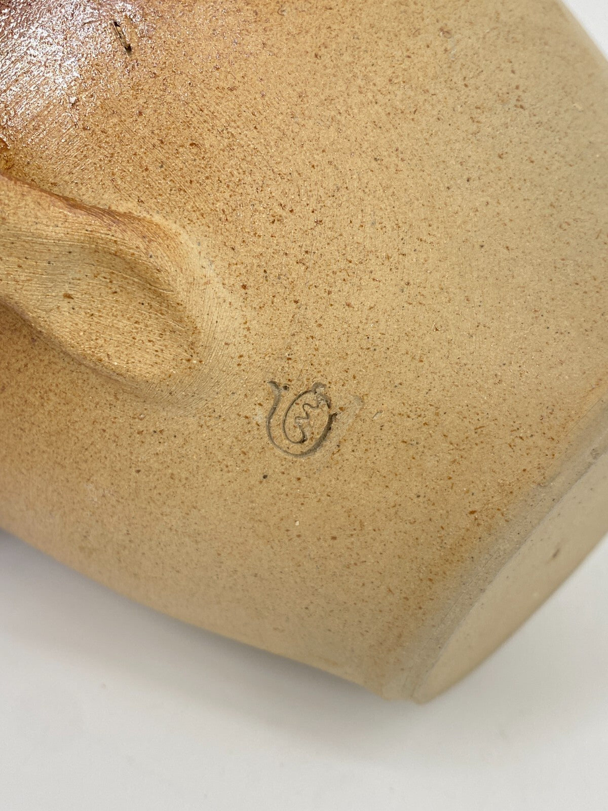 * KRUG VASE HENKEL STUDIOKERAMIK MATHIES SCHWARZE SIGNIERT KERAMIK MID CENTURY
