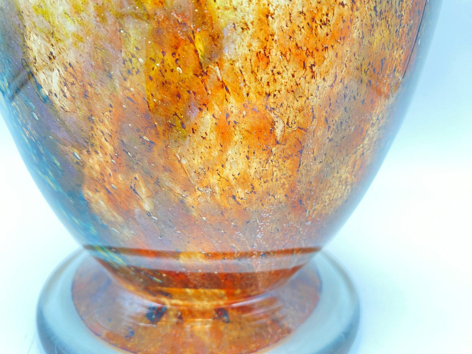 KARL WIEDMANN WMF IKORA GLAS SCHALE VASE ART DECO 30ER VINTAGE
