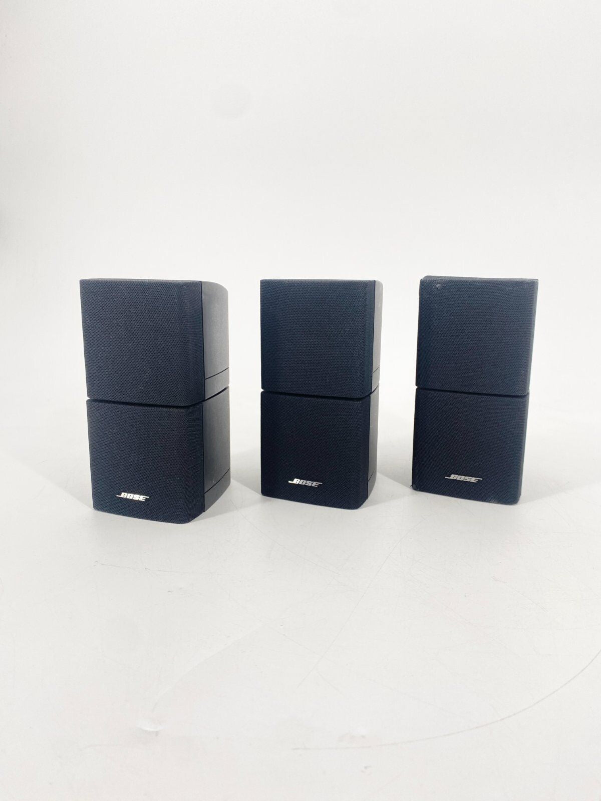 * 3X BOSE DOPPELCUBE SATELLITENLAUTSPRECHER HEIMKINO SURROUND