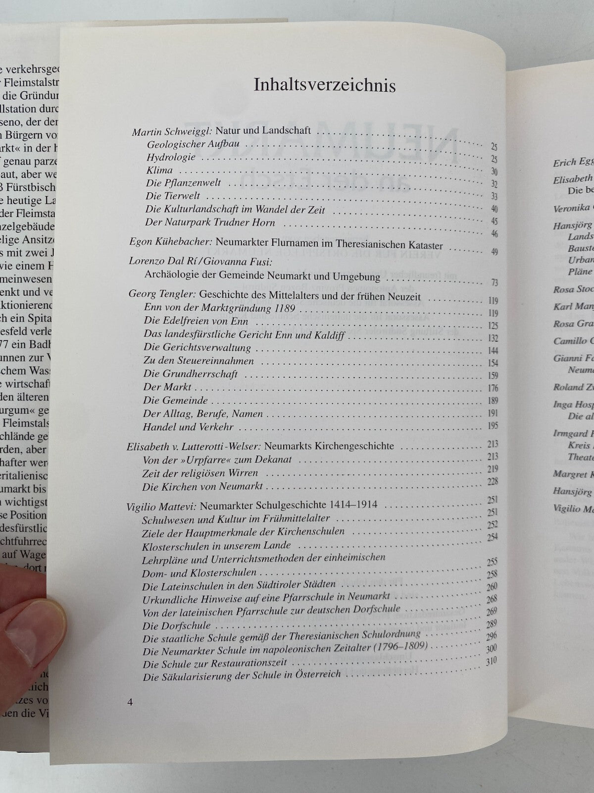 *BUCH: NEUMARKT AN DER ETSCH. VERGANGENHEIT UND GEGENWART 1997