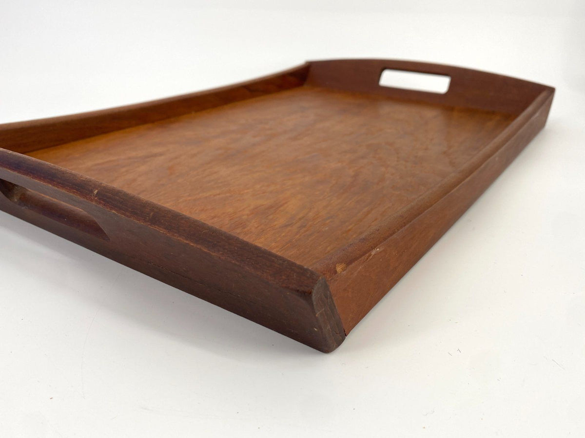 * MID CENTURY DESIGN TEAK TABLETT TRAGETABLETT SERVIER