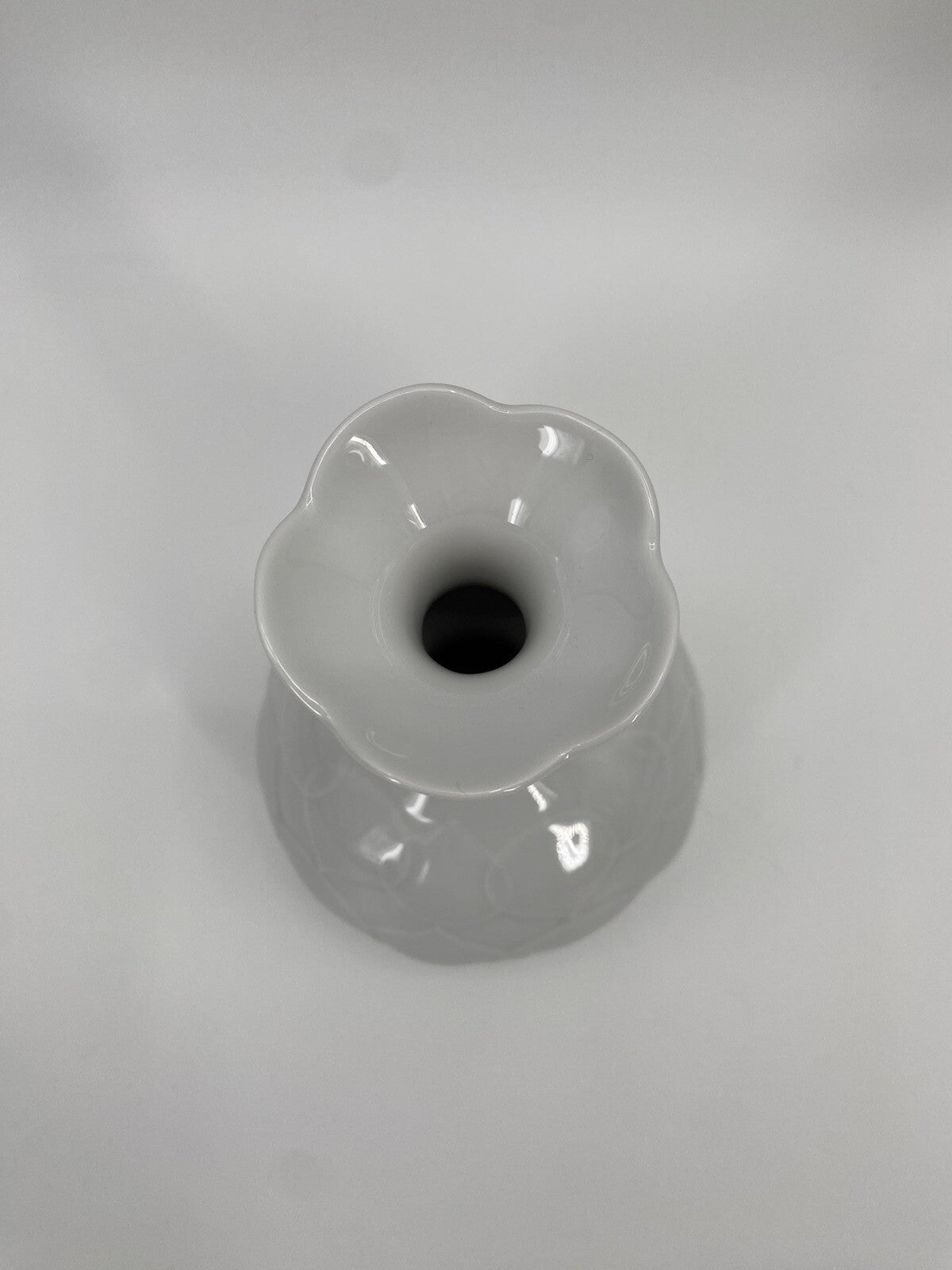 * MEISSENER PORZELLAN VASE LOTUS MEISSEN RELIEF 1. WAHL LUDWIG ZEPNER