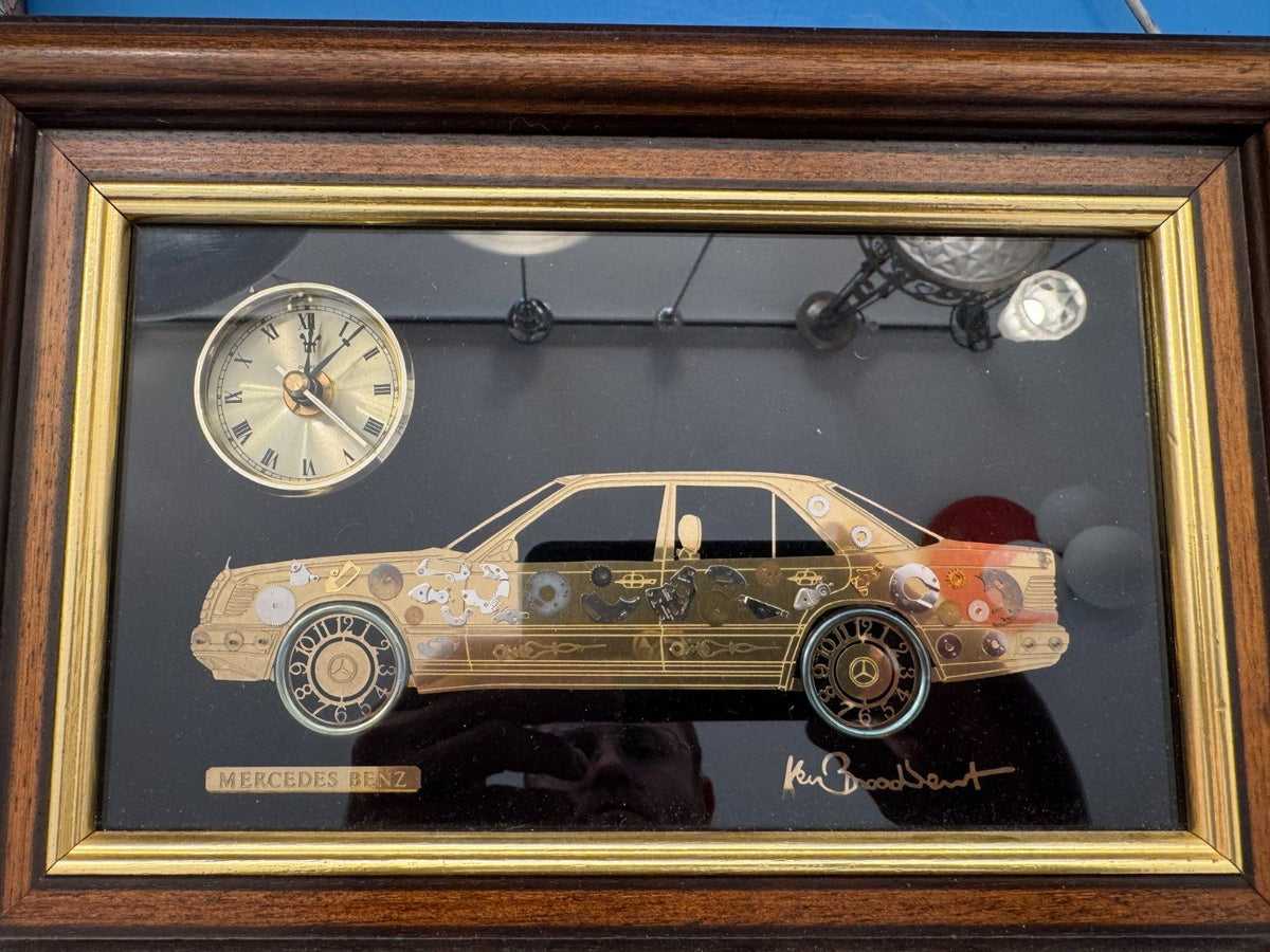 KEN BROADBENT MINIATUR COLLAGEN MERCEDES BUICK BULLNOSE HANDARBEI