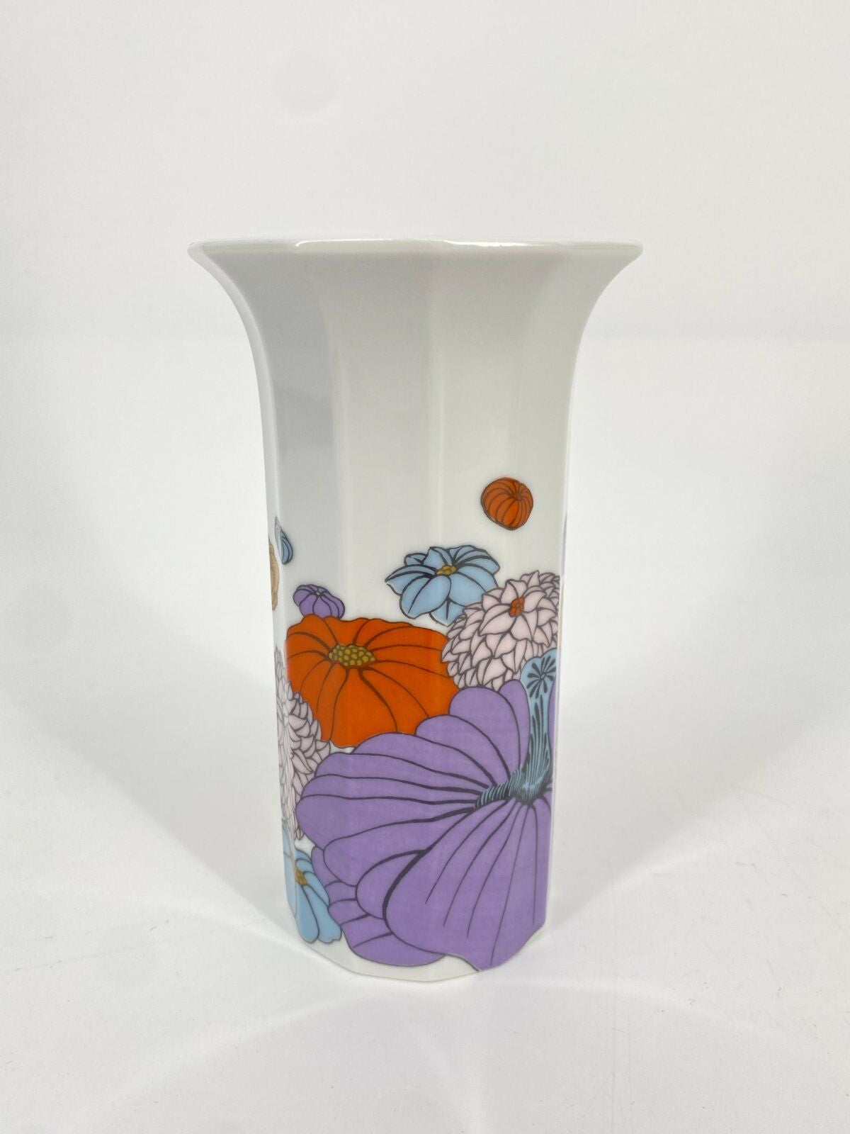 * ROSENTHAL POLYGON PATRAS VASEN MITTEL KLEIN FLORAL BLUMEN