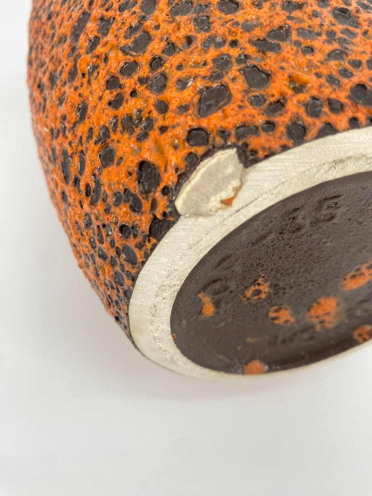 * SCHEURICH STUDIOKERAMIK FAT LAVA VASE 407-35 W.-GERMANY 70ER